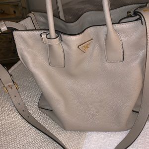 Beige REAL Prada Tote